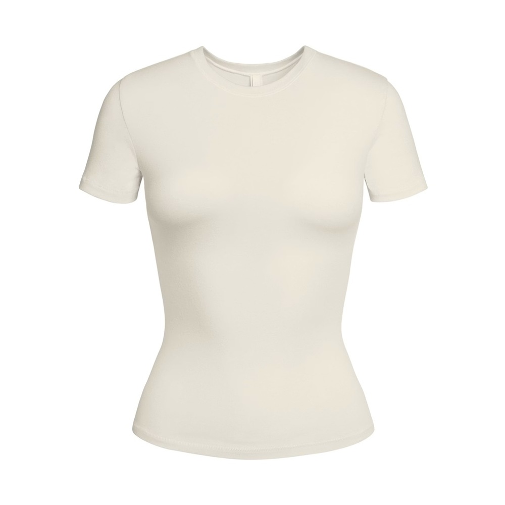 SKIMS Cotton Jersey T-Shirt Bone Size XS